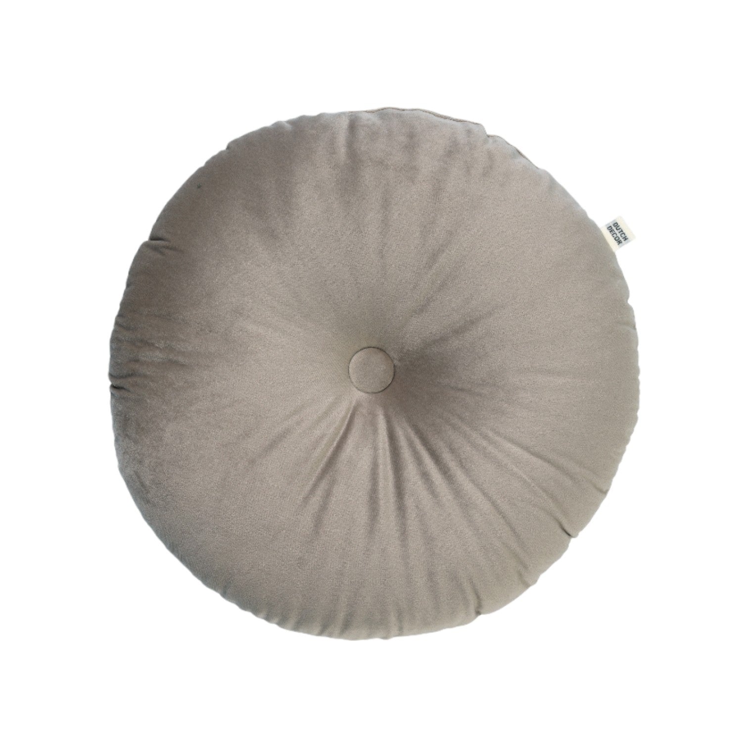 Dutch Decor - Rond sierkussen 'Olly' - Pumice Stone (Ø40cm)