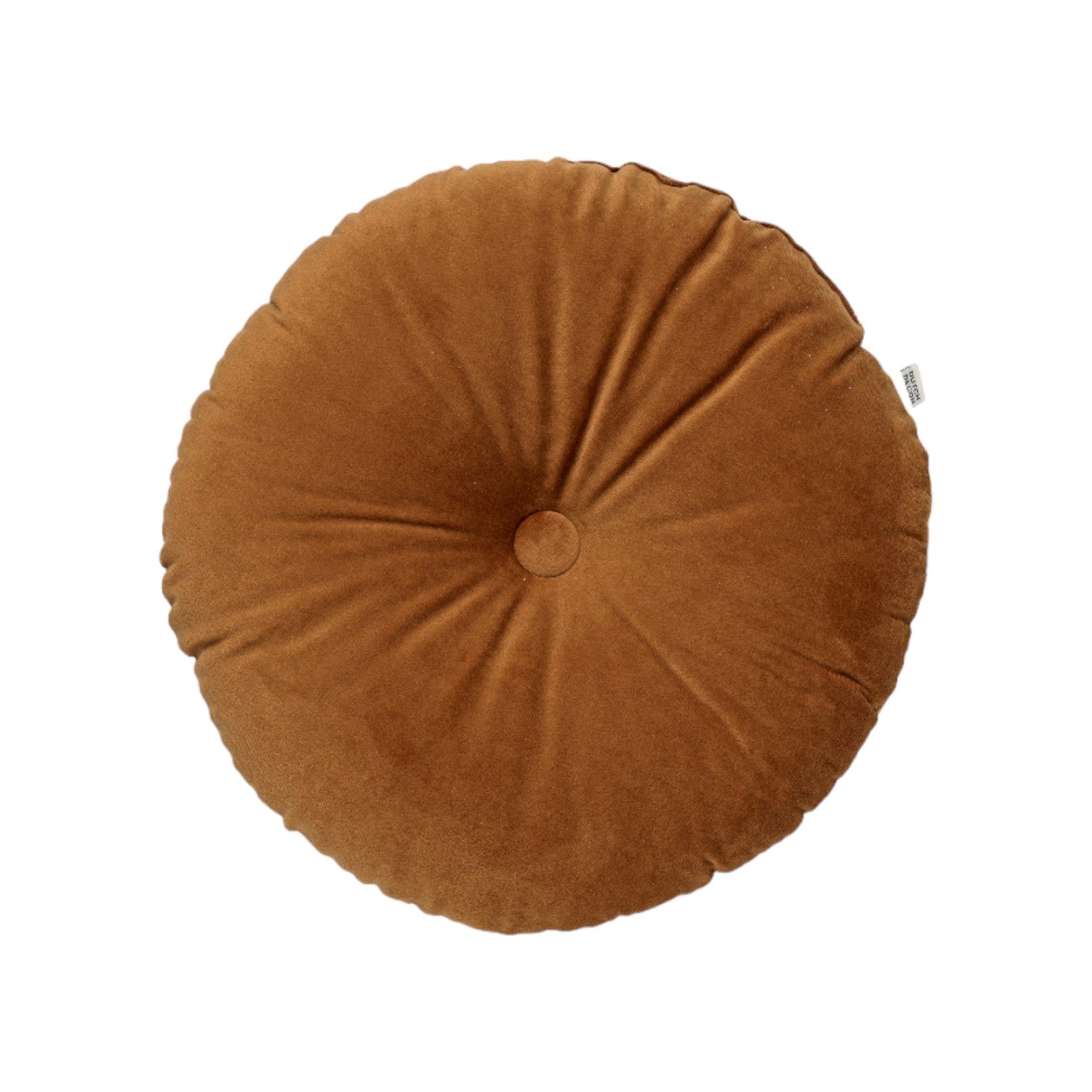 Dutch Decor - Rond sierkussen 'Olly' - Tobacco Brown (Ø40cm)