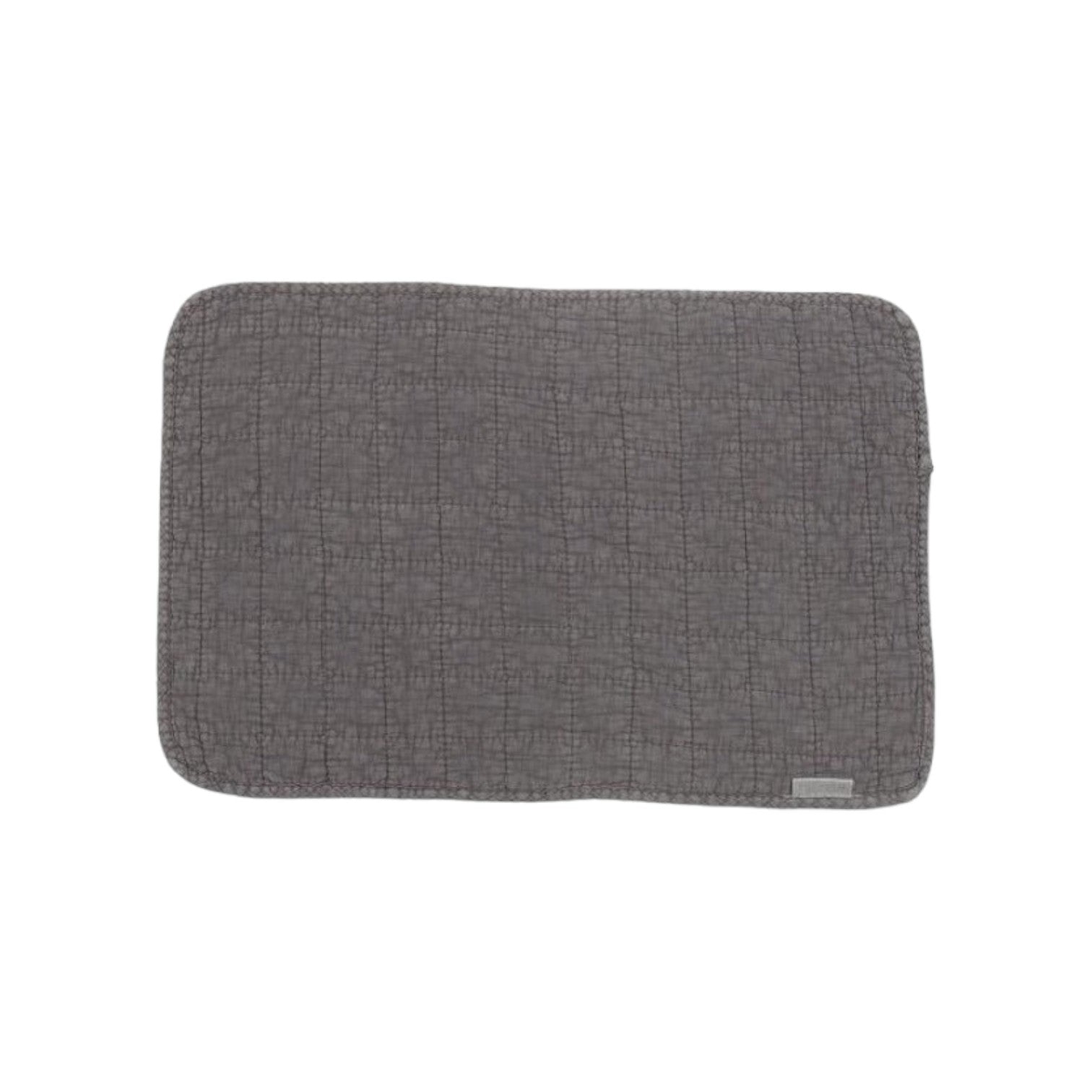 Mrs Bloom - Gewatteerd placemat 'Charlotte' (Dark Grey