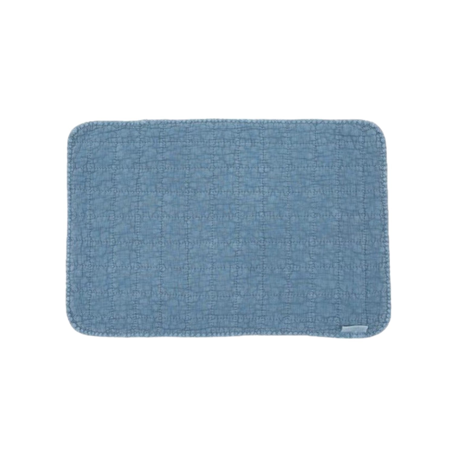 Mrs Bloom - Gewatteerd placemat 'Charlotte' (Faded Blue