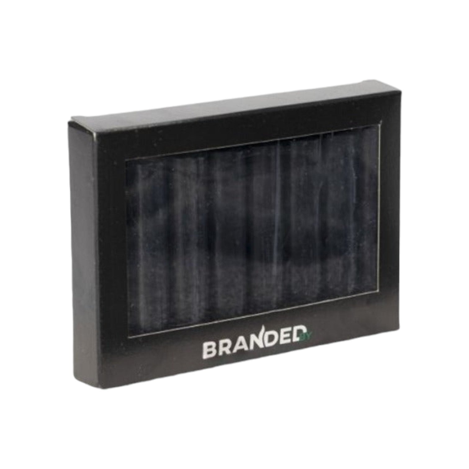 Branded By - Set van 8 dinerkaarsen - Black