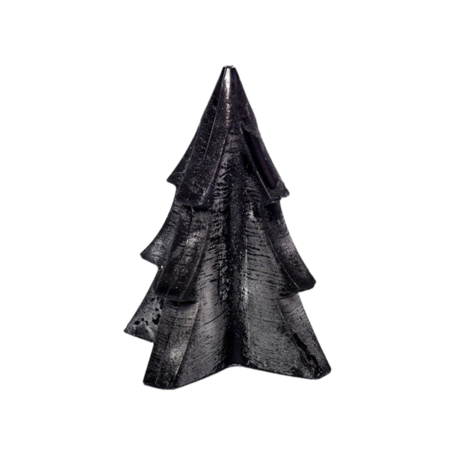 Home Society - Kerstboomkaars 'Denn' (Zwart) - Set van 6 (L)