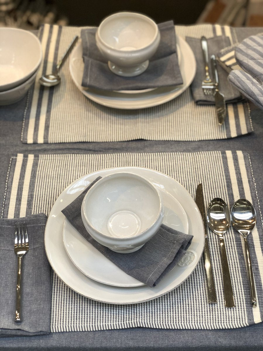 Linen & More - Placemats en servetten 'Jazz' (Set van 4