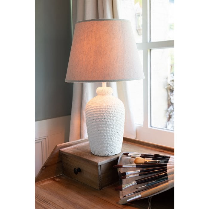 J-Line - Lamp 'Esmee' - Wit/Beige