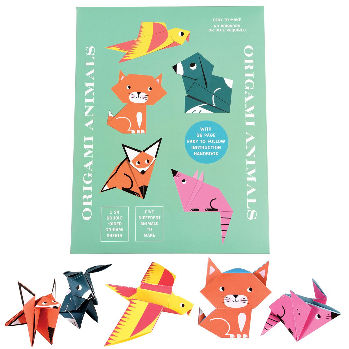 Rex London - Origami-kit 'Animals' (Voor kinderen)