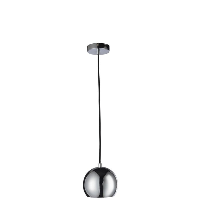 J-Line - Hanglamp 'Bol' (Zilver, Maat S)