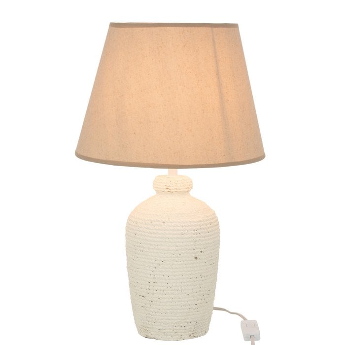 J-Line - Lamp 'Esmee' - Wit/Beige