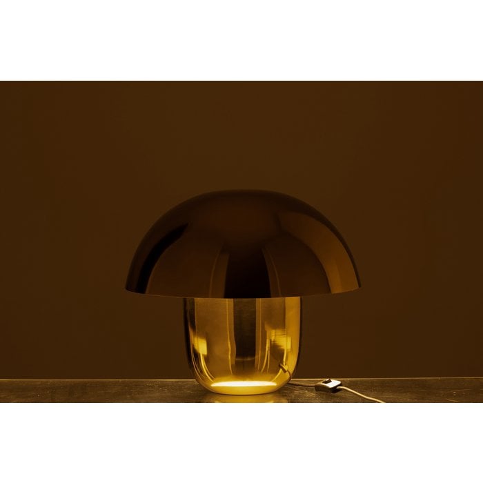 J-Line - Lamp 'Paddenstoel' (Goud, Maat S)