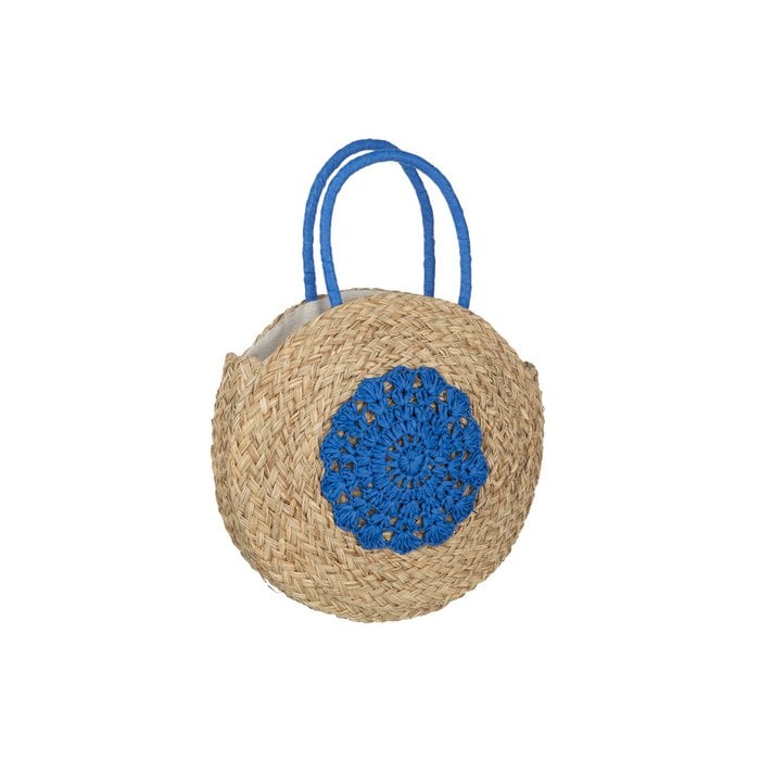 J-Line - Strandtas 'Bloem' (Blauw)