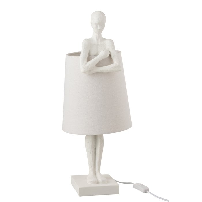 J-Line - Lamp met figuur 'Femme' - Wit