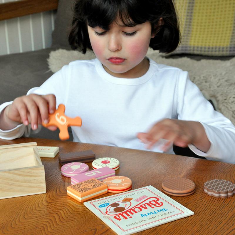 Rex London - Houten speelgoedkoekjes 'Tea Party Biscuit'